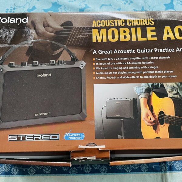 Ampli guitare portable Roland Mobile AC, boite d'origine, sans alim – Image 8