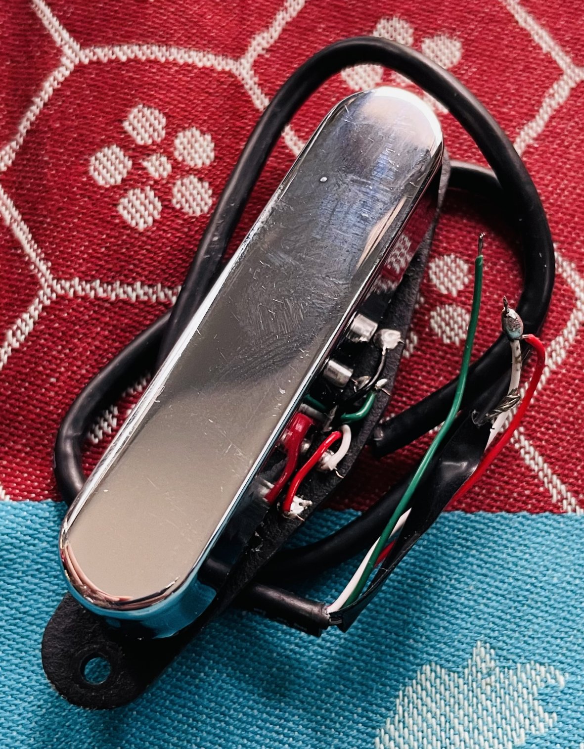 Pickup telecaster Roswell Tek-n-cr/p n°M950116401, boite d'origine