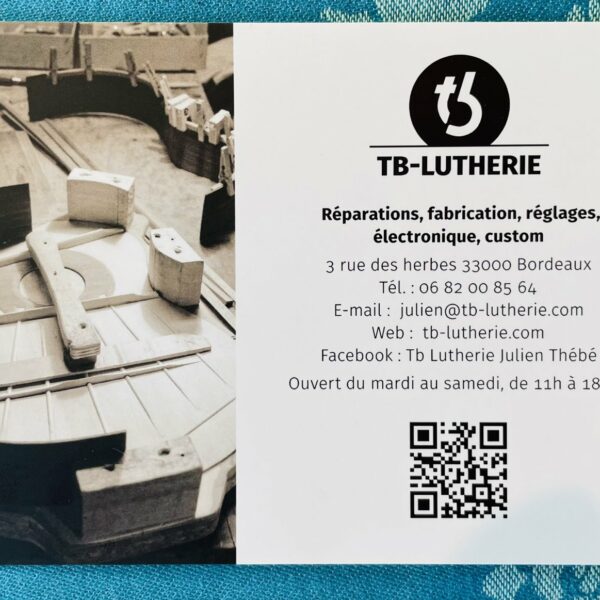 Luthier guitare basse TB-LUTHERIE