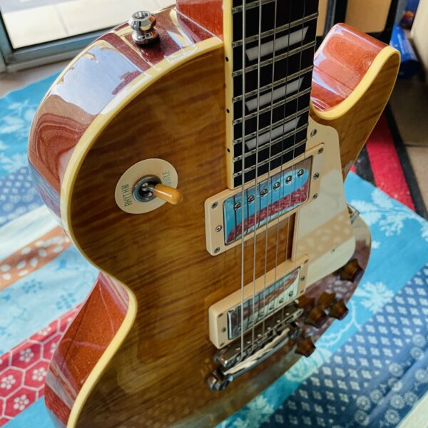 Guitare électrique Tokai Les Paul LS136 honey burst n°2042498 (Japan), housse – Image 11