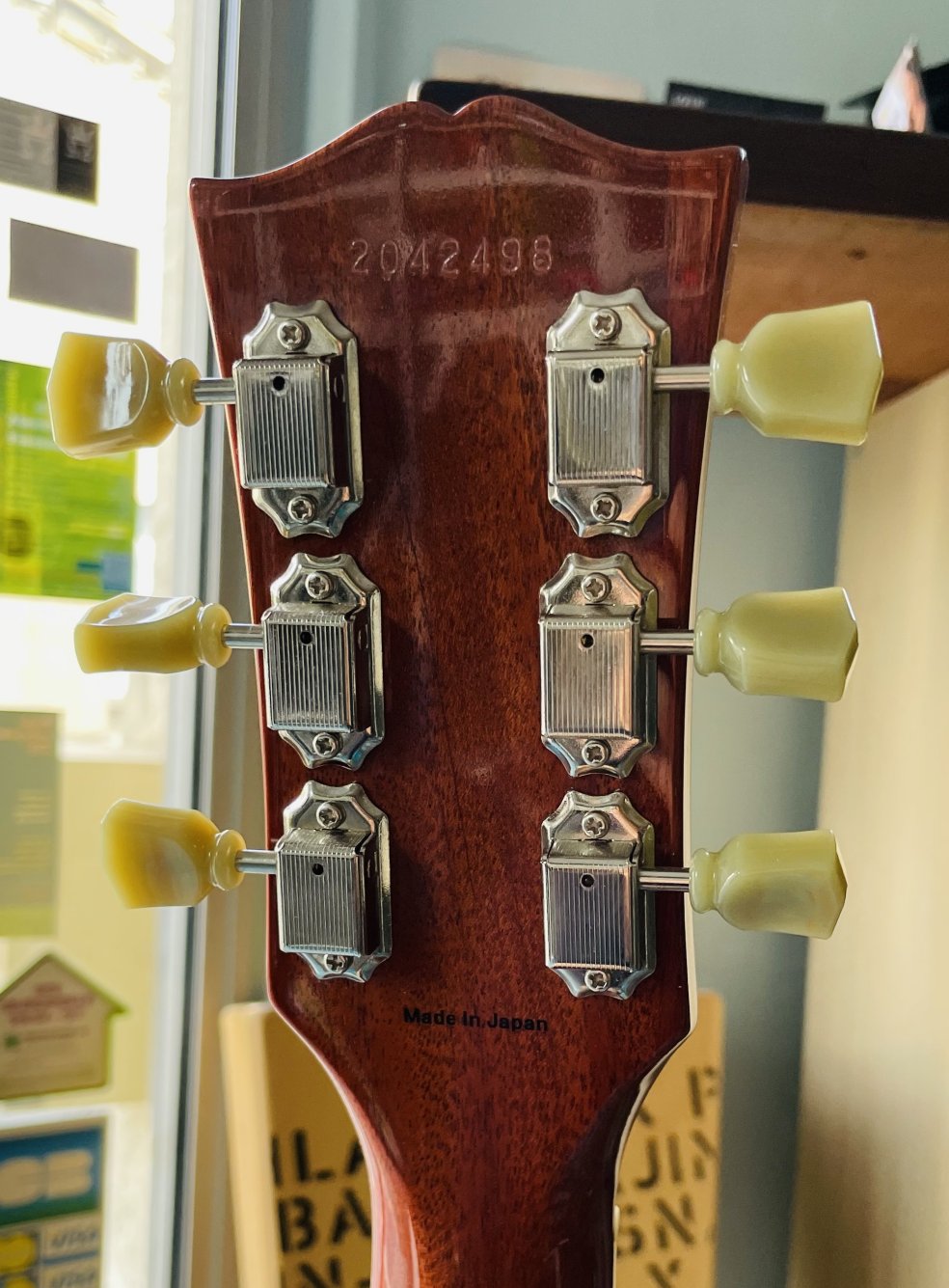 Guitare électrique Tokai Les Paul LS136 honey burst n°2042498 (Japan), housse – Image 13